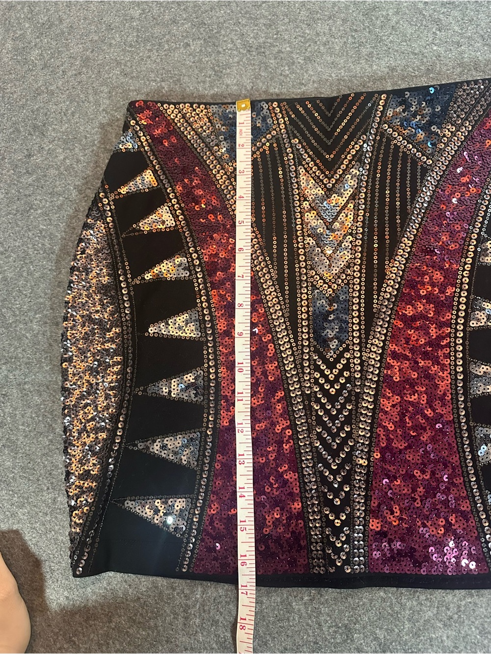 Express Black Y2K Mini Skirt - Picture 4 of 6